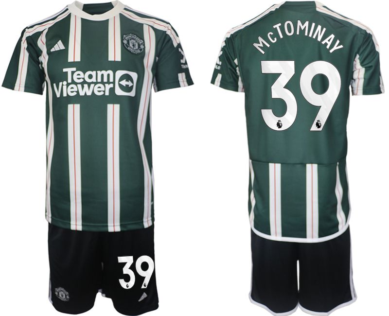 Men 2023-2024 Club Manchester United away green #39 Soccer Jersey->manchester united jersey->Soccer Club Jersey